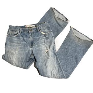 BKE jeans 67 Tyler Denim 32 Long Distressed Denim Buckle jeans